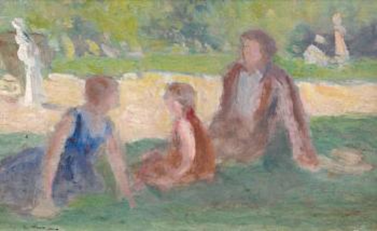 Au parc by Maximilien Luce