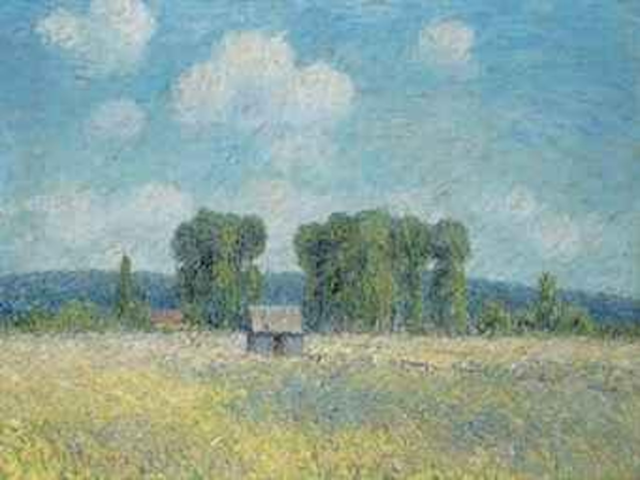 Les prés à Saint-Cyr-du-Vaudreuil by Gustave Loiseau