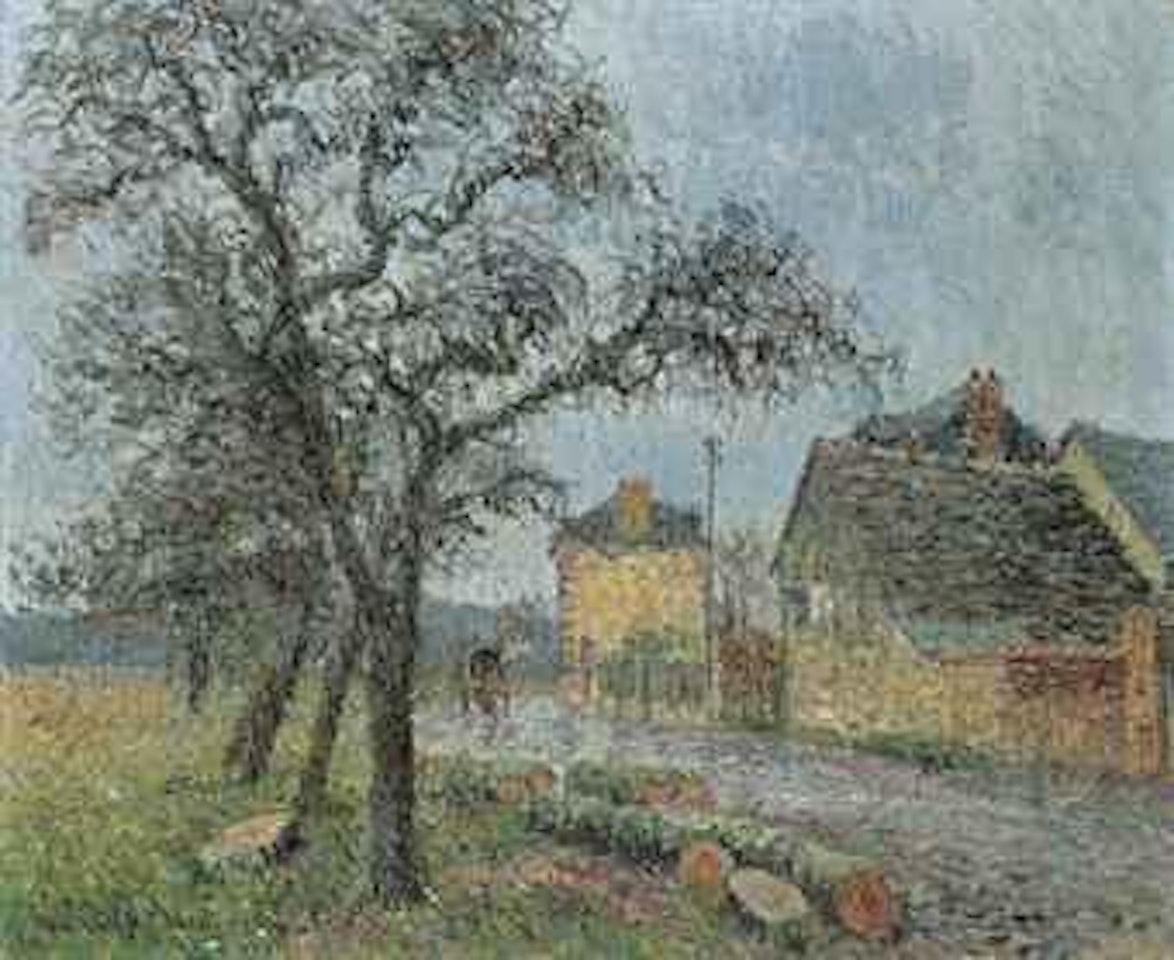 La route de Louviers by Gustave Loiseau