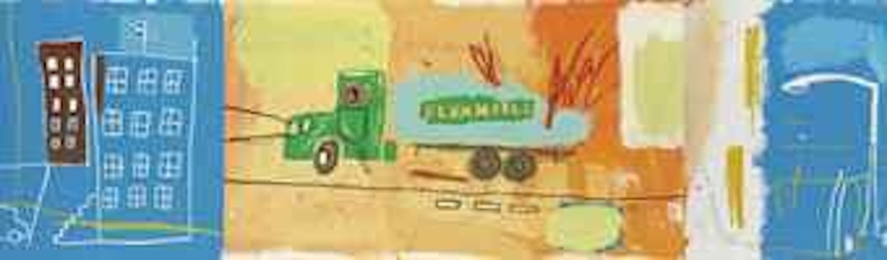 Gas Truck by Jean-Michel Basquiat