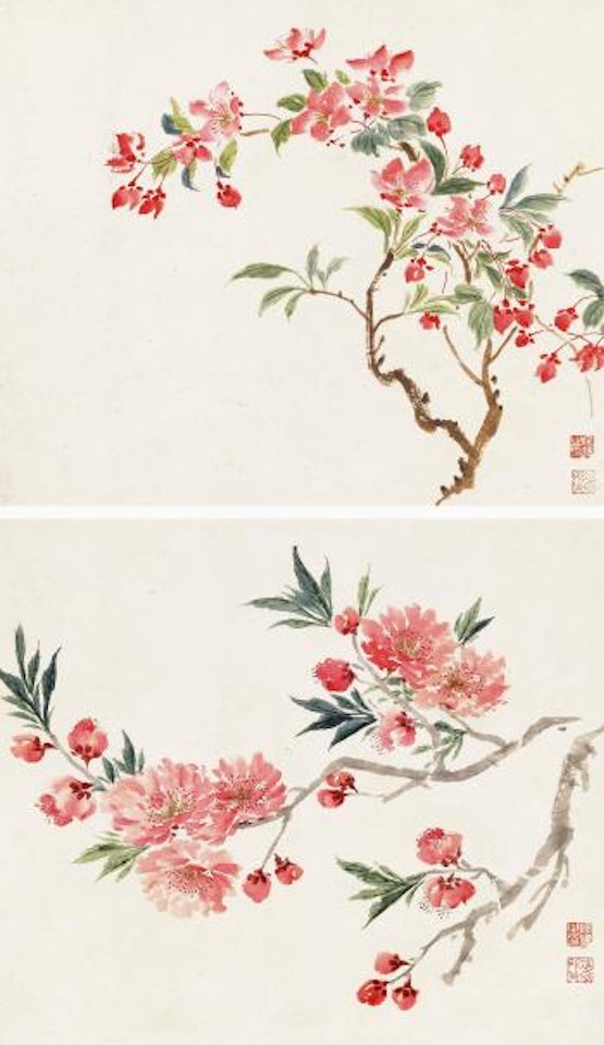 Oriental cherry. Hypericum by Lengyue Tao