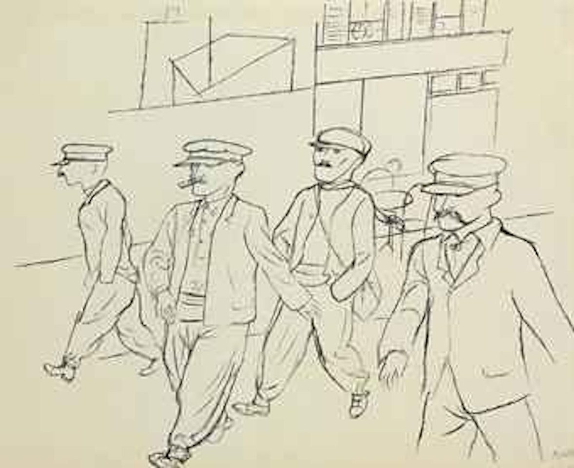 Pariser Arbeiter by George Grosz