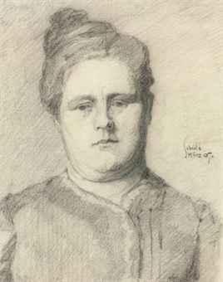 Frauenporträt by Egon Schiele