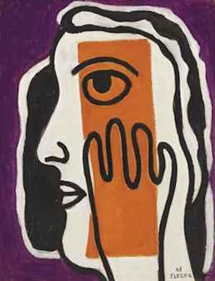 Figure en deux couleurs (Figure V) by Fernand Leger