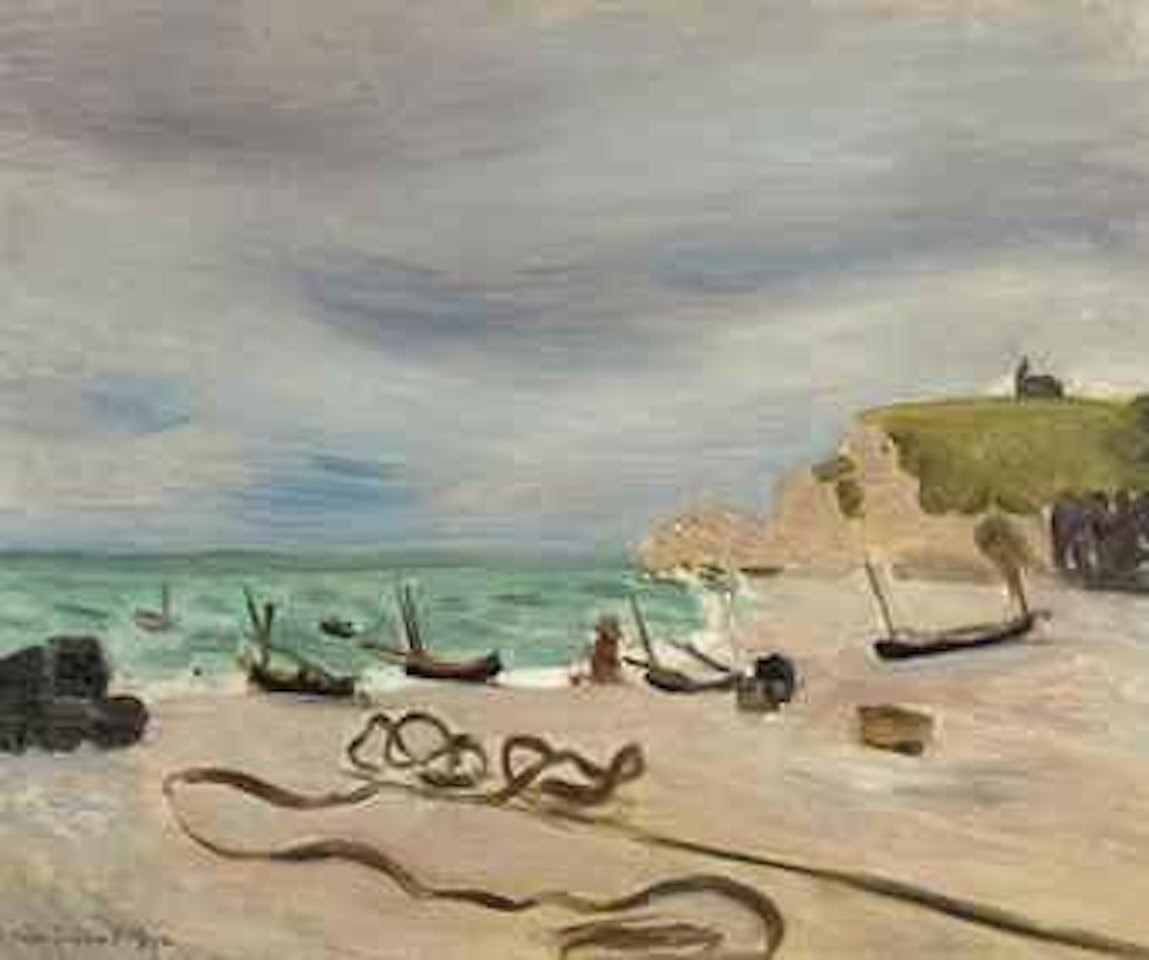 Cordages sur la plage d'Etretat by Henri Matisse