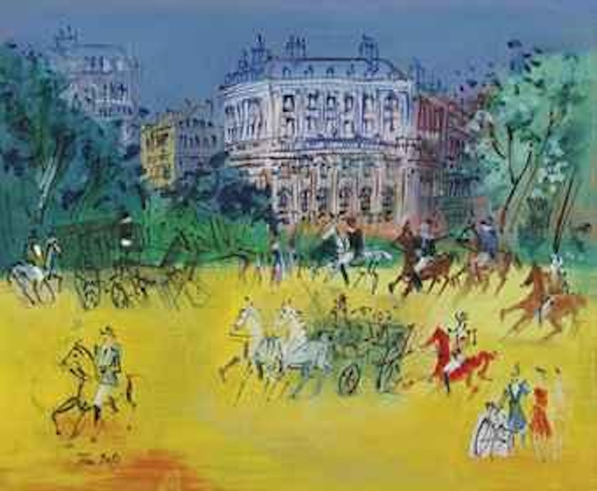 Calèches et cavaliers by Jean Dufy