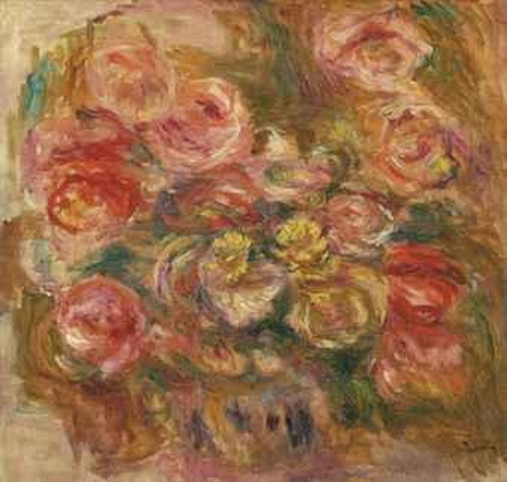 Esquisse de fleurs by Pierre-Auguste Renoir