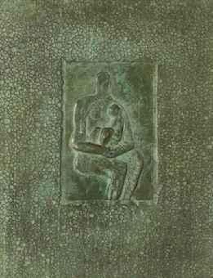 Relief: Seated Mother And Child by Henry Moore
