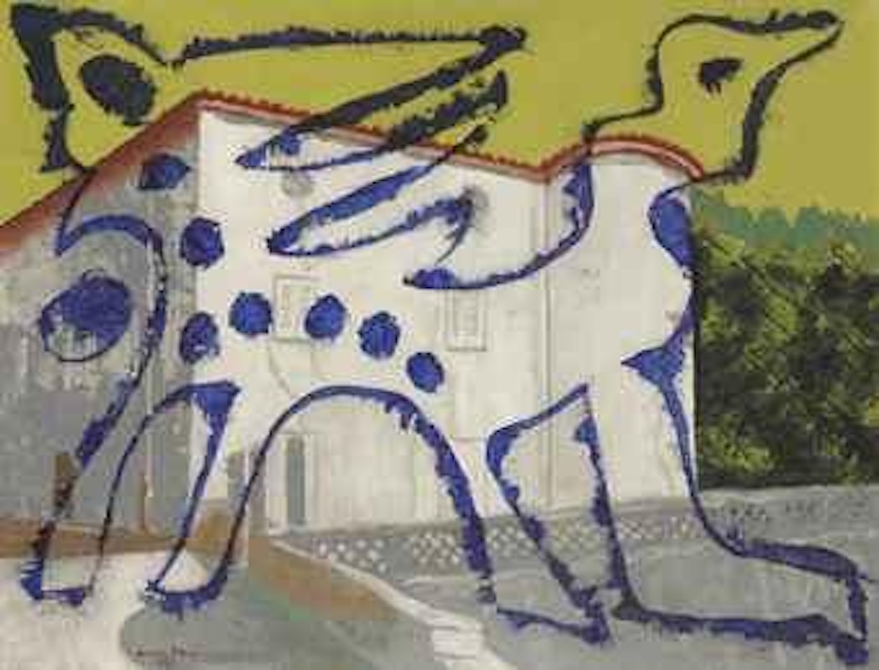 La tour blanche by Man Ray