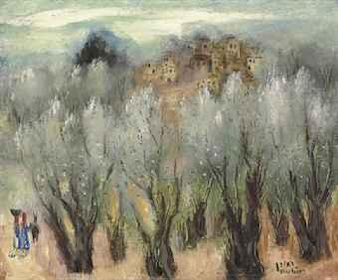 Abu Gosh by Reuven Rubin