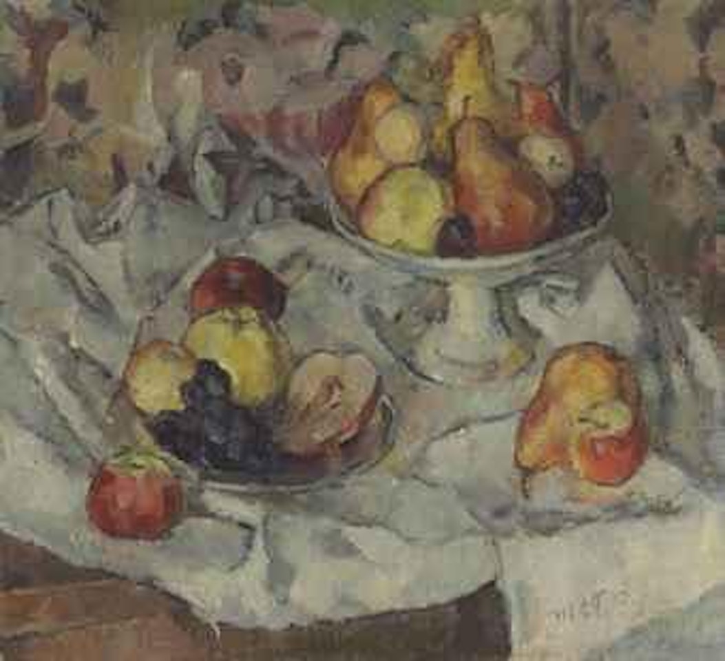 Nature morte avec pommes et poires by Mela Muter