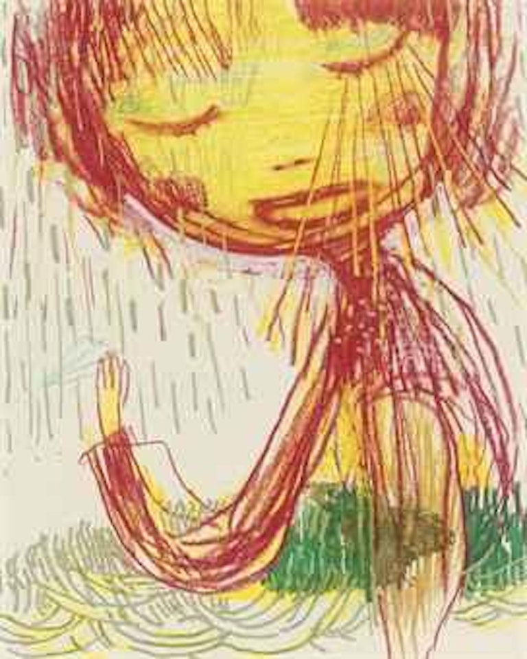 Untitled (Red Girl) by Yoshitomo Nara