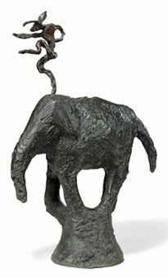 Hare On Elephant by Barry Flanagan