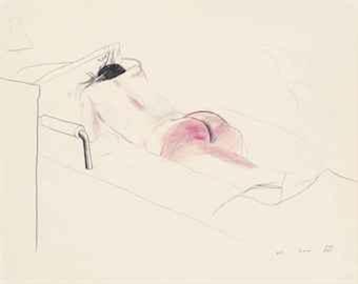 Bob Aboard the "France" by David Hockney