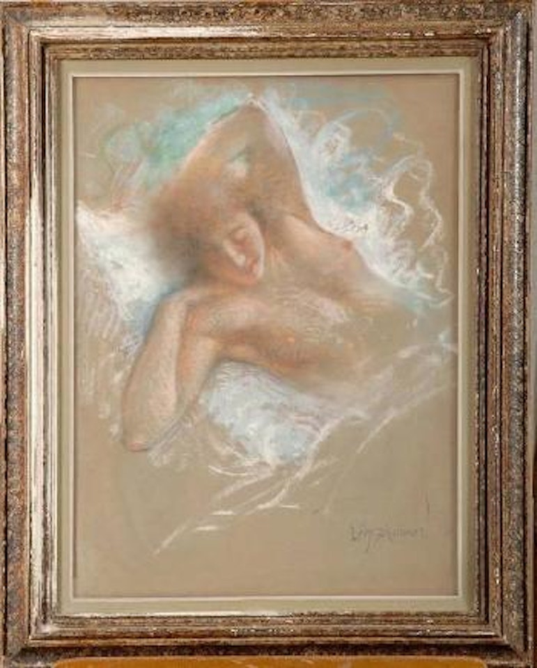 Femme nue endormie by Lucien Lévy-Dhurmer