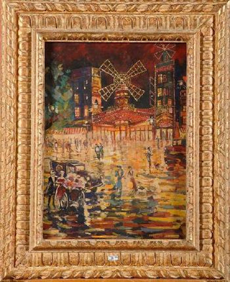 Le Moulin-Rouge à Paris by Konstantin Alekseevich Korovin