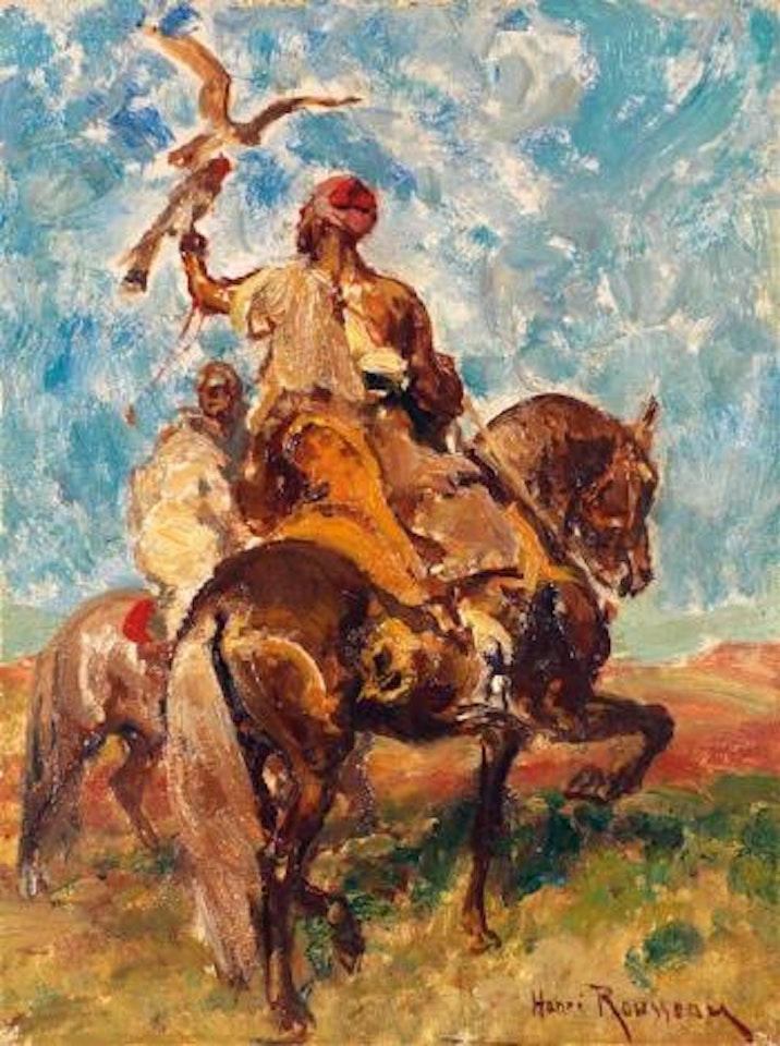 Le fauconnier marocain by Henri Émilien Rousseau