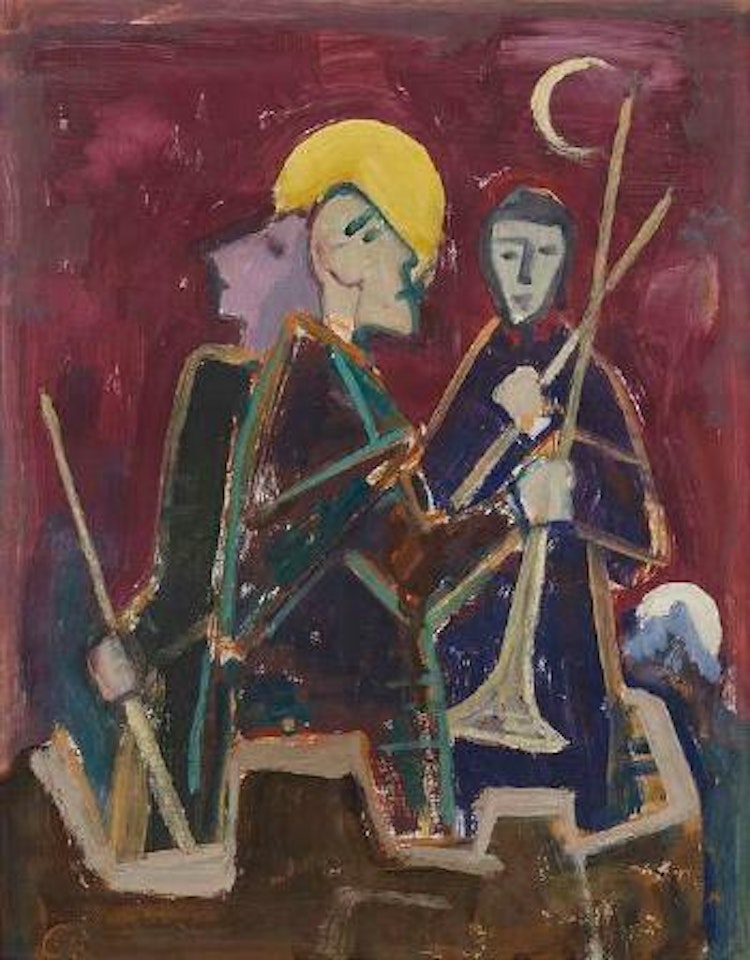 Turmbläser by Karl Hofer