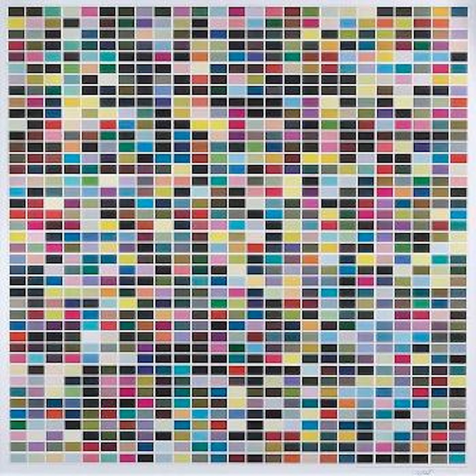 1025 Farbfelder by Gerhard Richter