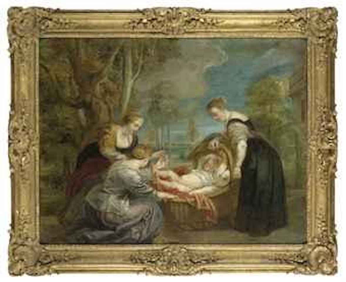 Moses adopted by Pharao's daughter by Peter Paul Rubens