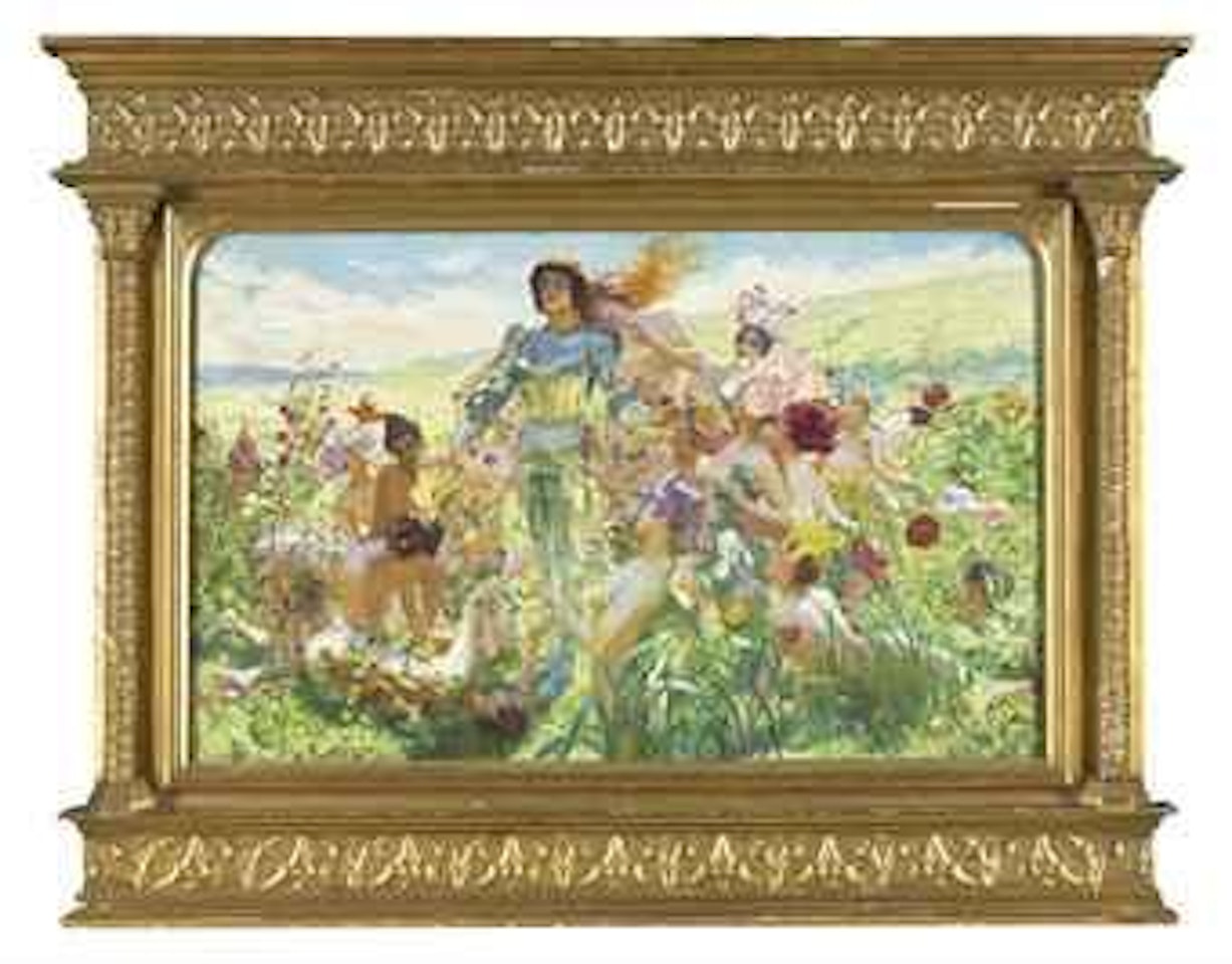 Le chevalier aux fleurs by Georges Antoine Rochegrosse