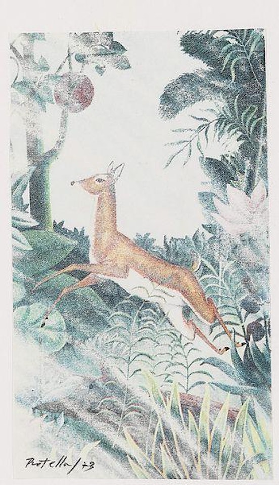 Nella foresta by Mimmo Rotella