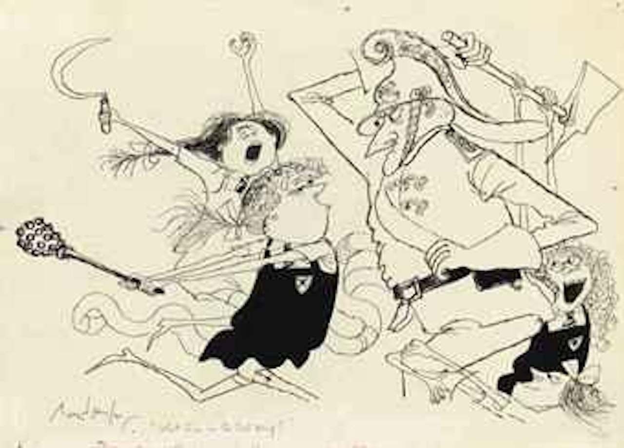 What fire in the East Wing? by Ronald Searle