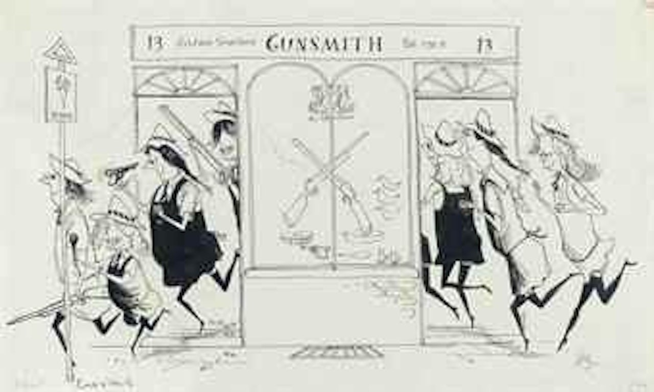 To arms! by Ronald Searle