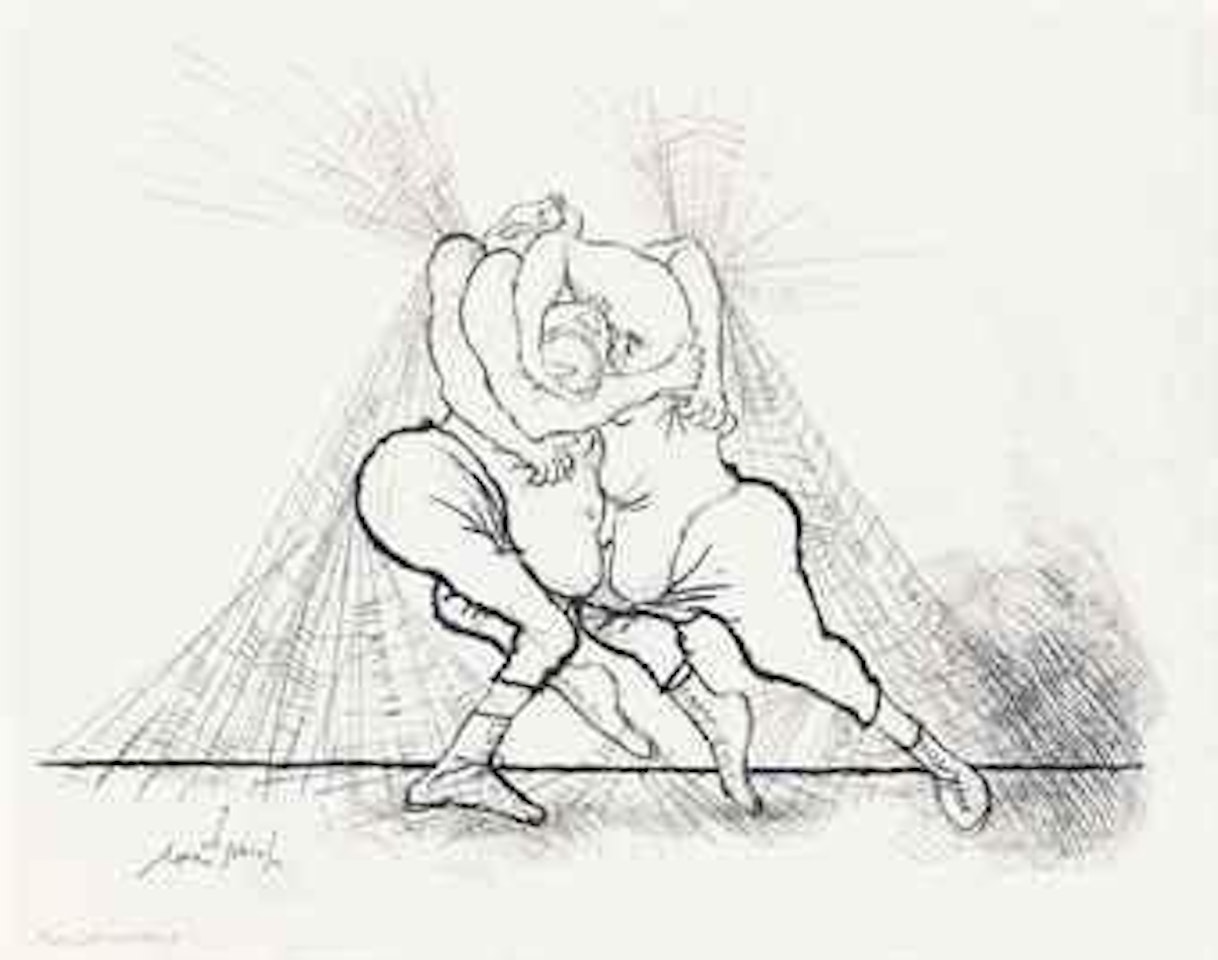 Middle East negotiations by Ronald Searle