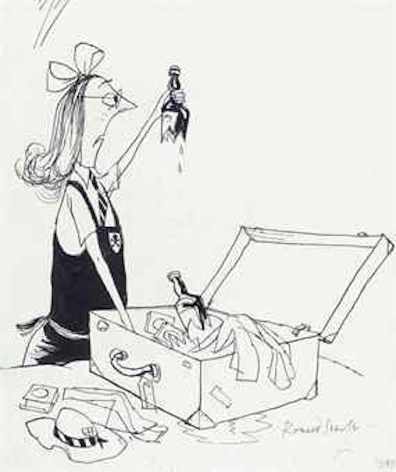 Hell - my best scotch! by Ronald Searle