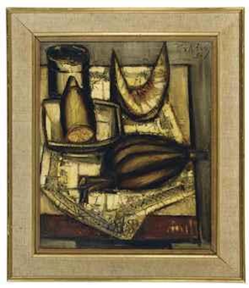 Still life with melons and fruit by Franz Priking