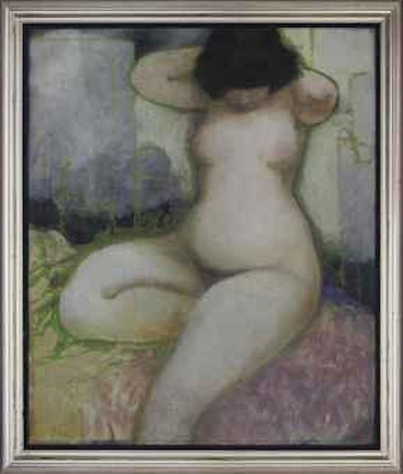 On a bed by Douglas Portway