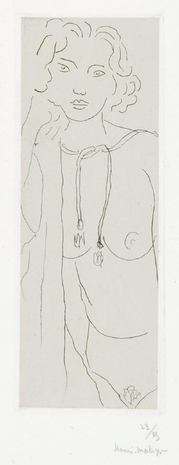 Nu debout au peignoir by Henri Matisse