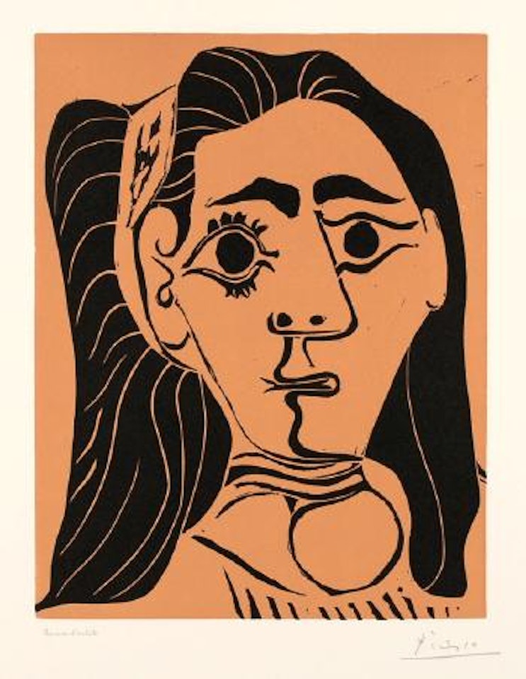 Jacqueline au bandeau. III by Pablo Picasso