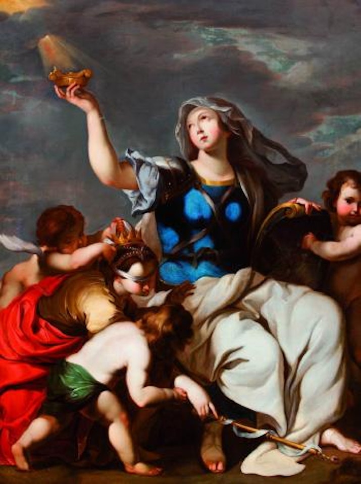 Allegoria della Fede cristiana e della Fede ebraica (?) by Neapolitan School