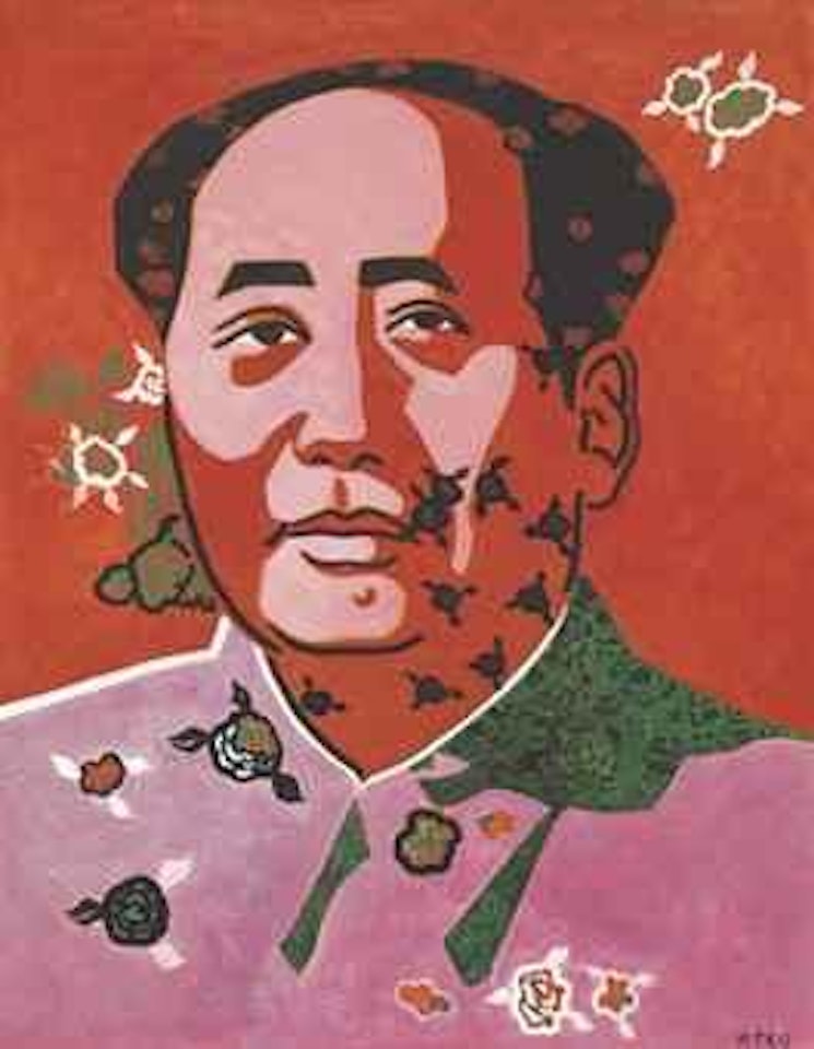 Mao Image in Rose by Yu Youhan