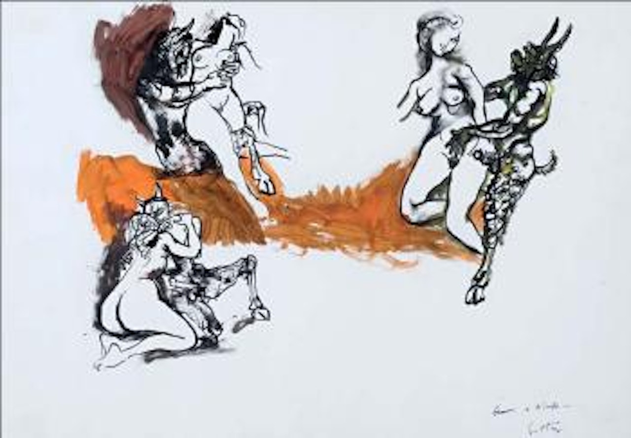 Ninfee e fauni by Renato Guttuso