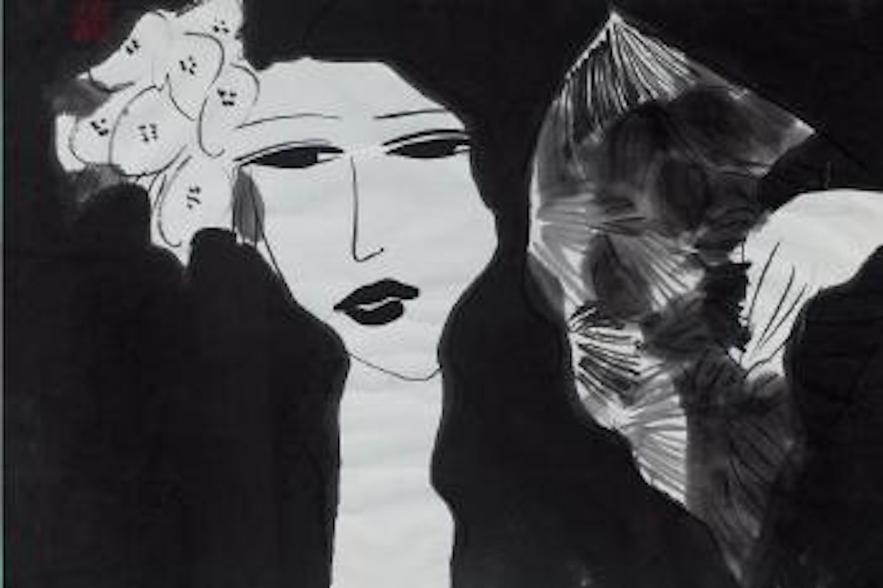 Volto nero by Walasse Ting