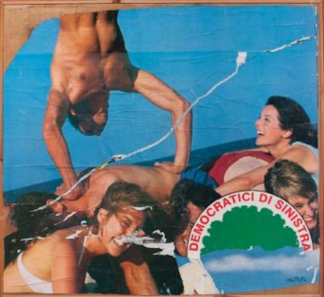 Giochi collettivi (Democratici di sinistra) by Mimmo Rotella