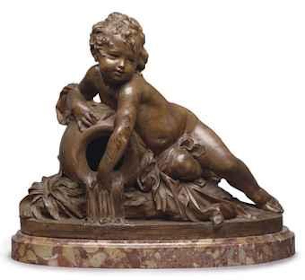 A Putto by Albert-Ernest Carrier-Belleuse