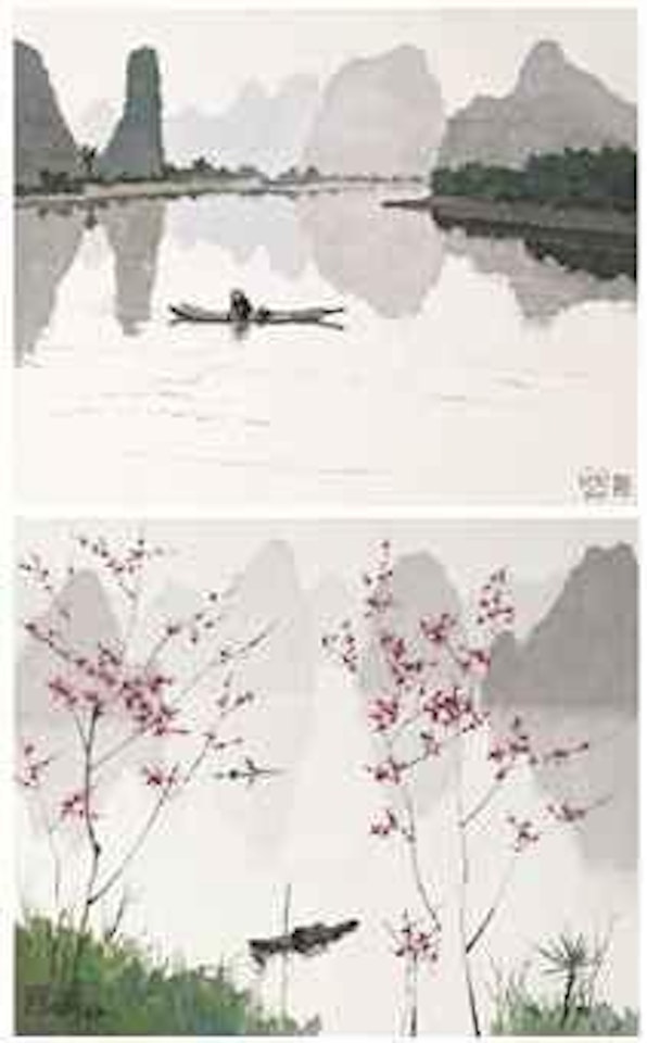 Quiet Water; & Sound of Spring by Pang Jiun