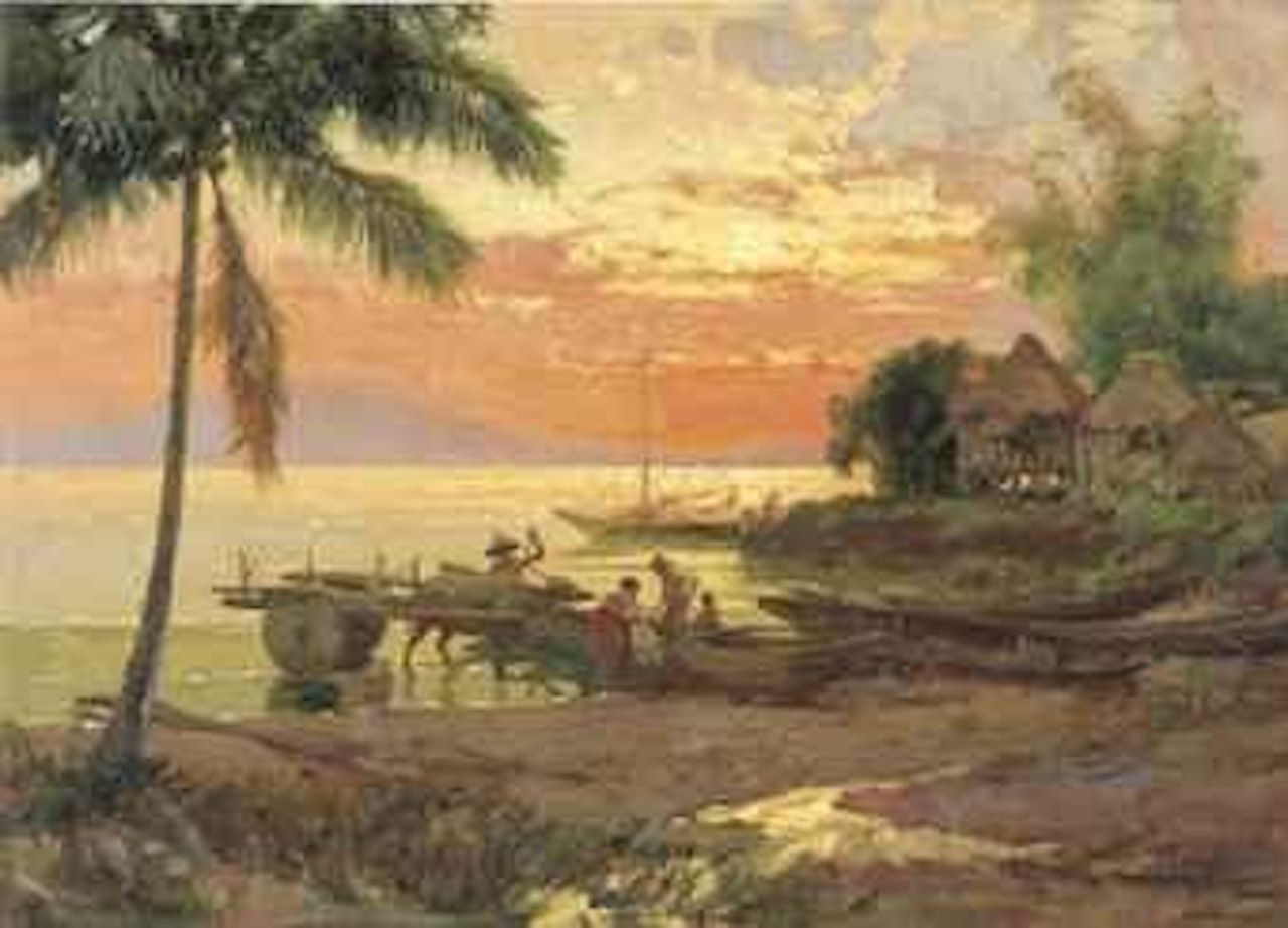 Seascape by Fernando Amorsolo