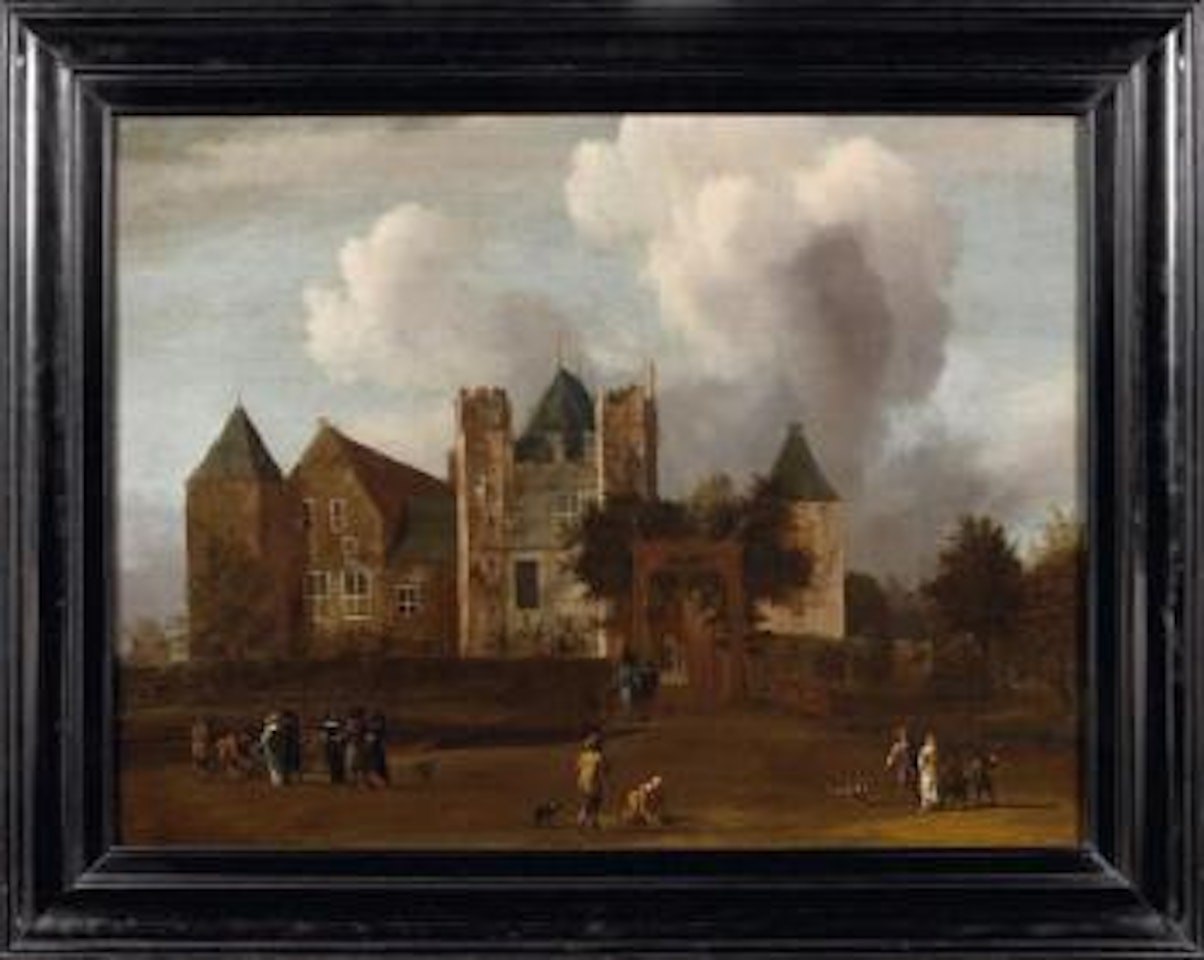 Vue du château de Purmerend, à côté de Monnickendam by Jan Van Kessel The Elder