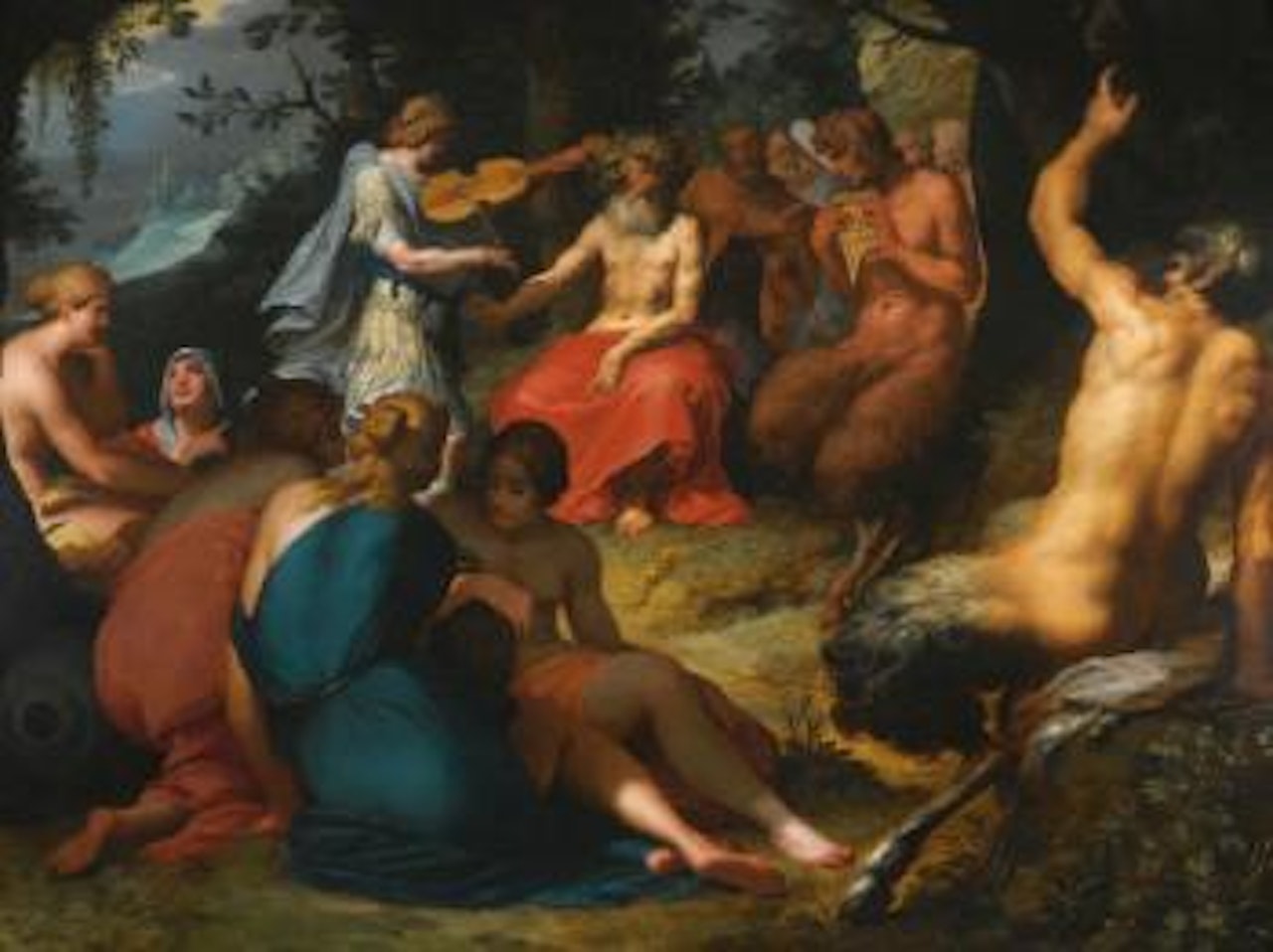 The Judgement Of Midas by Abraham Janssens
