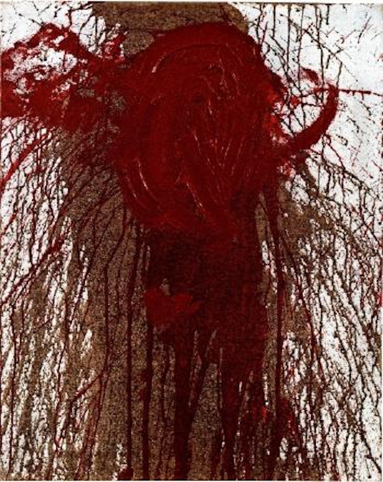Schüttbild by Hermann Nitsch