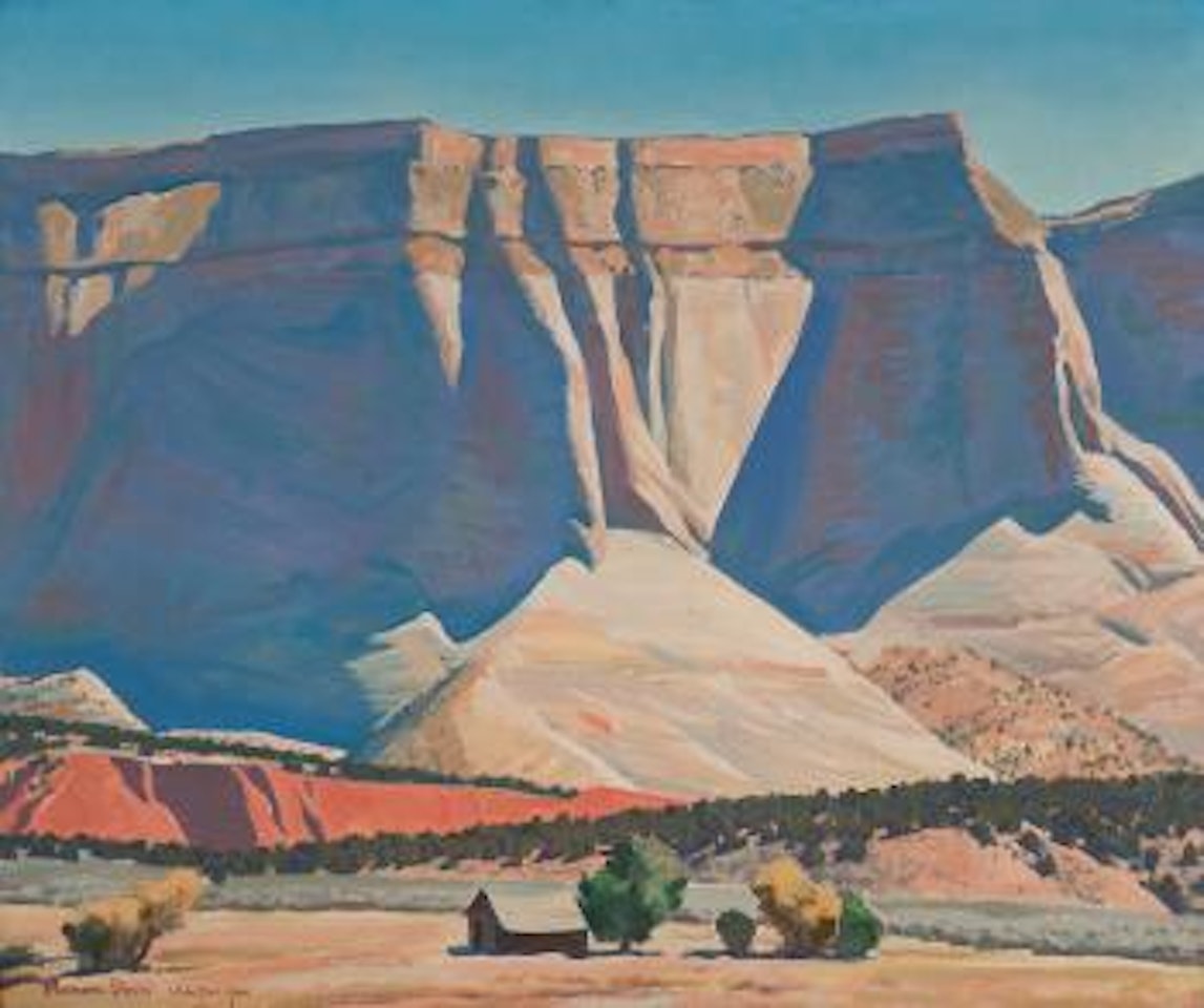 Sculptured sandstone by Maynard Dixon