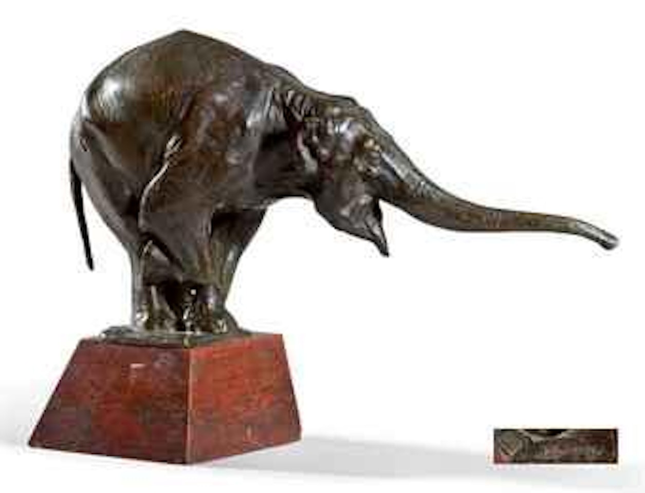 Elephant Blanc D'Asie Mendiant by Rembrandt Bugatti