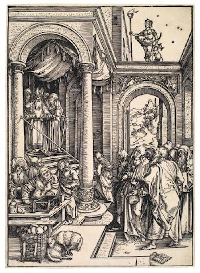 Mariens Tempelgang by Albrecht Dürer