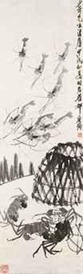 Shrimps and Crabs by Qi Baishi
