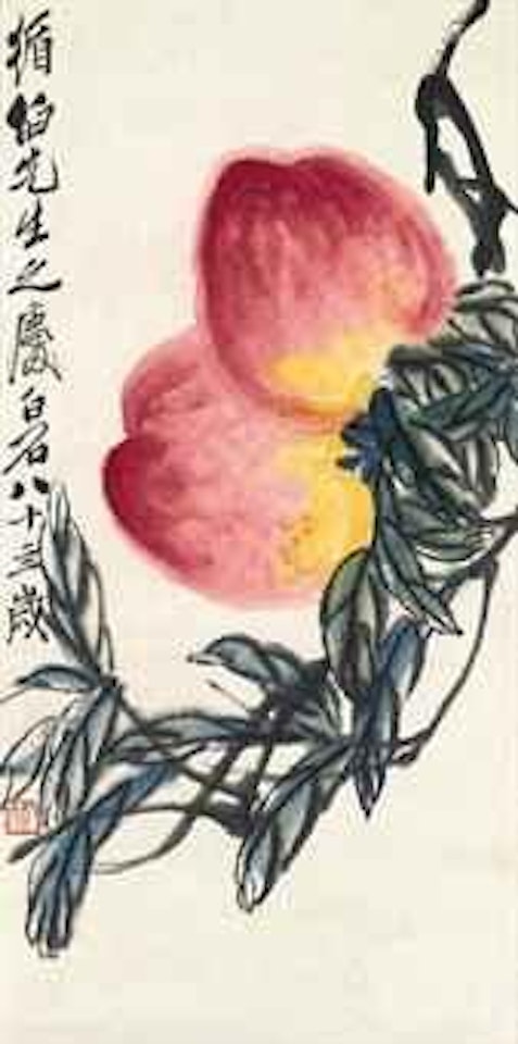 Peaches by Qi Baishi